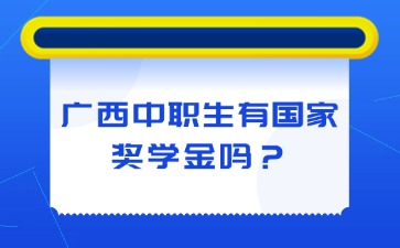 廣西中職生有國家獎學金嗎？